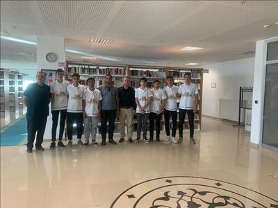 Edirne Uzunköprü Kemal Unakıtan Anadolu İmam Hatip Lisesi Öğrencileri ve Öğretmenleri Merkez Kütüphanemizi ziyaret etti.
