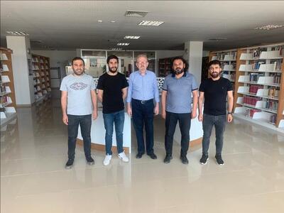 Sayın Prof. Dr. Bülent Yılmaz Merkez Kütüphanemizi Ziyaret etti.
