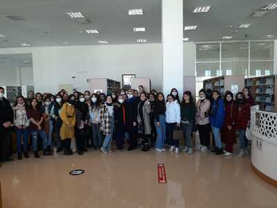 Silopi Kız Anadolu İmam Hatip Lisesinin Öğrencilerin Kütüphanemize Ziyareti