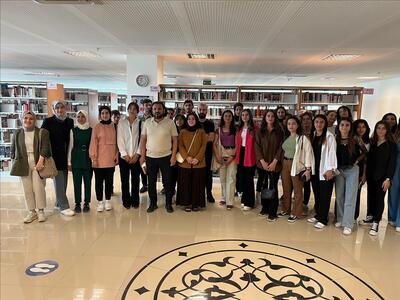 Şırnak/İdil Çok Programlı Anadolu Lisesi Öğrencileri Merkez Kütüphanemizi Ziyaret Etti. 